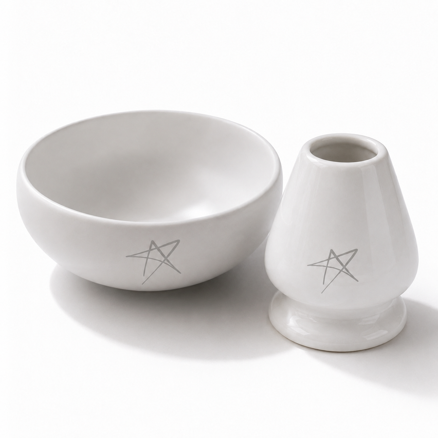 Ceramic bowl & holder